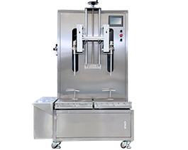 新上市雙頭稱重灌裝機(jī)運(yùn)行視頻，工廠實(shí)拍！